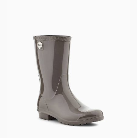 UGG Sienna Deep Grey Rain Boots for Women (QMTL40179)